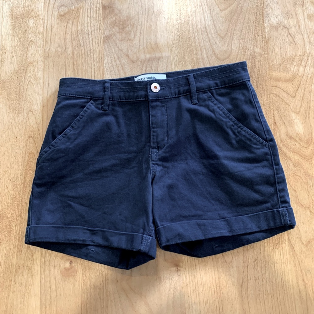 Abercrombie Kids Midi Navy Shorts 13/14 Excellent Condition